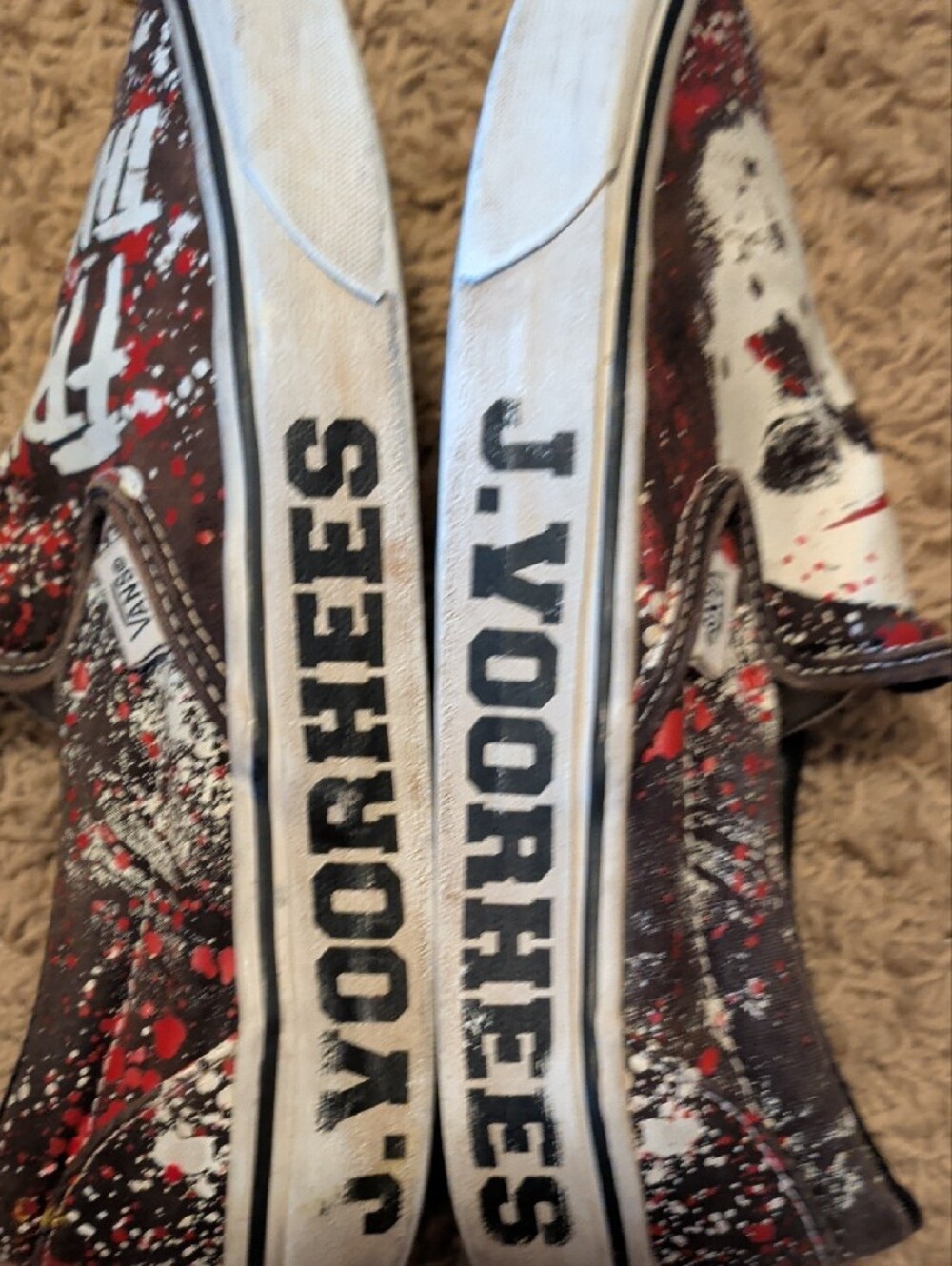 Vans House Of Terror Limited Edition Friday the 13th Graphic Slip-On Sneakers - Picture 5 of 16